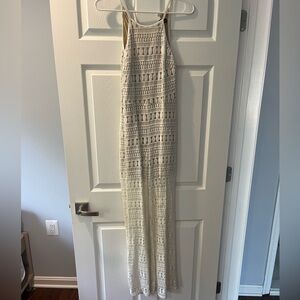 Midnight Doll Crochet Sheer Jumpsuit